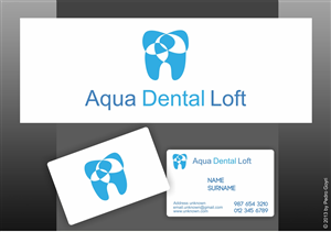 Logo Design by IMAGE SOLUTION for aqua dental loft | Design: #1844702