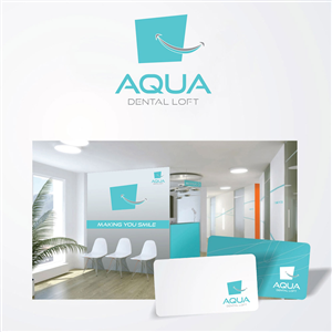 Logo Design by Creativecognate for aqua dental loft | Design: #1911062