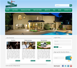 Wordpress Design by Xtilez for AuctionServices.com, Inc. | Design: #1843675