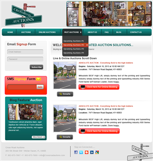 Wordpress Design by webxvision for AuctionServices.com, Inc. | Design: #1847576