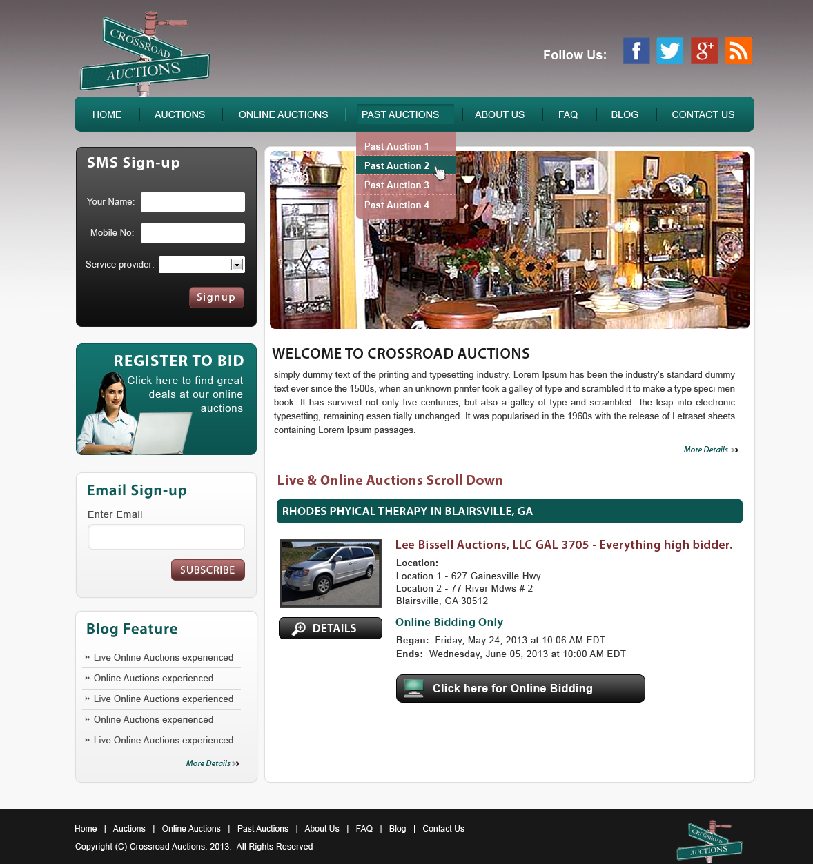 Wordpress Design by webxvision for AuctionServices.com, Inc. | Design #1852885