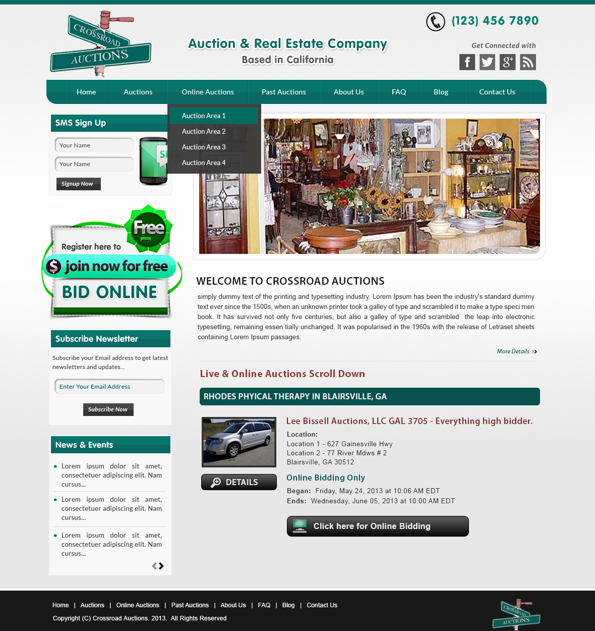 Wordpress Design by webxvision for AuctionServices.com, Inc. | Design #1858141