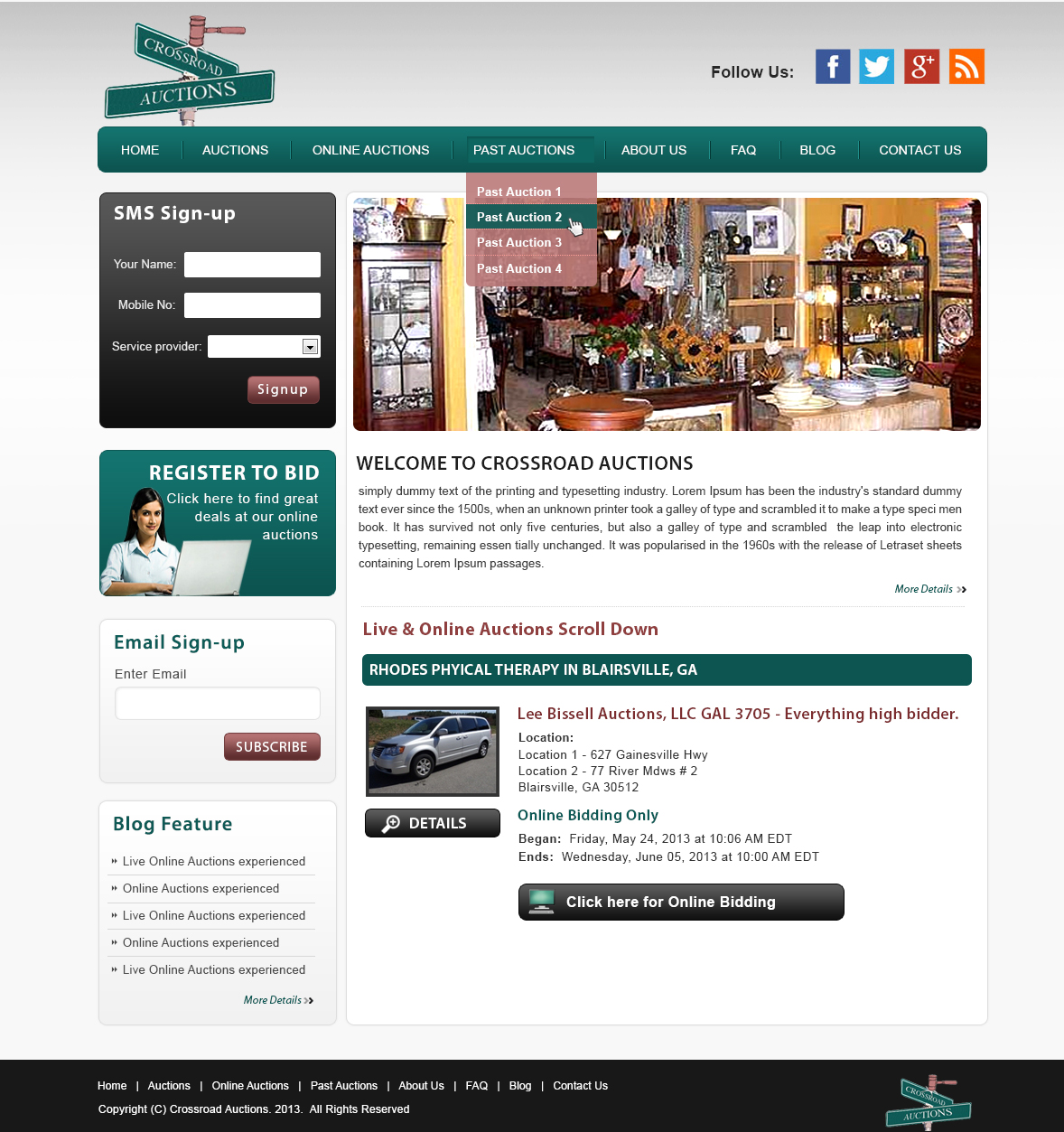Wordpress Design by webxvision for AuctionServices.com, Inc. | Design #1858156