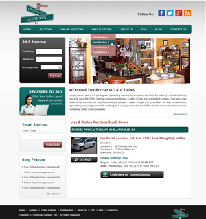 Wordpress Design by webxvision for AuctionServices.com, Inc. | Design: #1858156