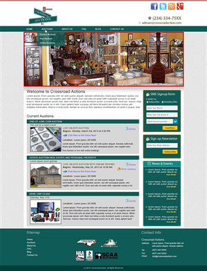 Wordpress Design by Tanvir for AuctionServices.com, Inc. | Design: #1853949
