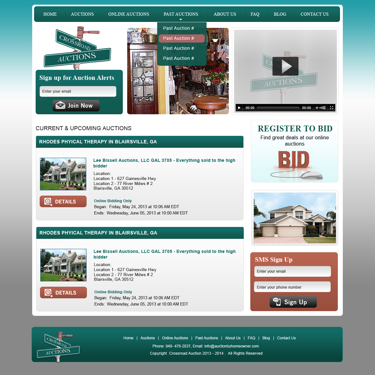 Wordpress Design by Creative X Designs for AuctionServices.com, Inc. | Design #1894359