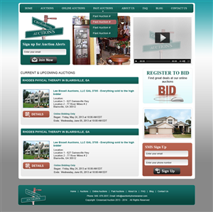 Wordpress Design by Creative X Designs for AuctionServices.com, Inc. | Design: #1894359