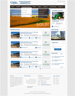 Design Wordpress par Violeta Pironkova pour AuctionServices.com, Inc. | Design : #1841903