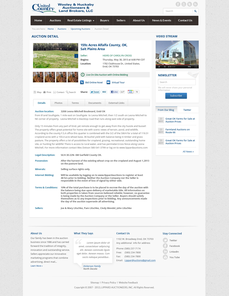 Wordpress Design by Violeta Pironkova for AuctionServices.com, Inc. | Design #1844853