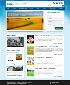 Design Wordpress par webxvision pour AuctionServices.com, Inc. | Design : #1847948