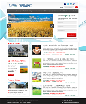 Design Wordpress par webxvision pour AuctionServices.com, Inc. | Design : #1858208