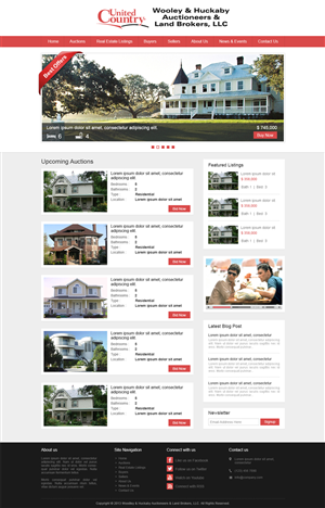 Wordpress Design by Creative Studio for AuctionServices.com, Inc. | Design #1841673