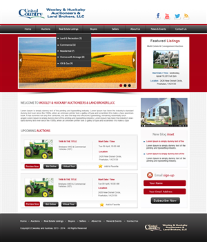 Design Wordpress par Creative X Designs pour AuctionServices.com, Inc. | Design : #1848919