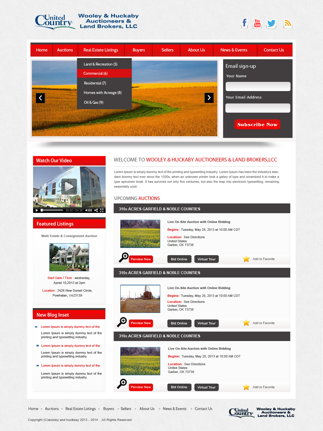 Design Wordpress par Creative X Designs pour AuctionServices.com, Inc. | Design #1852774