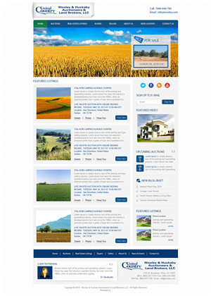 Design Wordpress par Empireweb pour AuctionServices.com, Inc. | Design #1854177