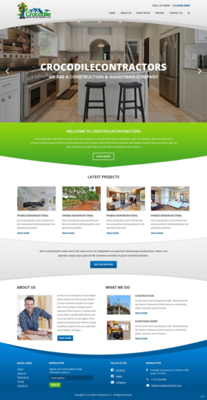Web Design by pb for this project | Design #7266703