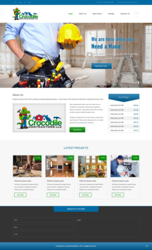 Web Design by pb for this project | Design: #7268130