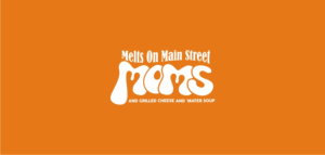 MOMS, Melts On Main Street and Grilled cheese and 'mater soup | Logo Design by RINIDEH