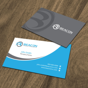 Beacon Security and Surveillance services company card | Business Card Design by Dezero