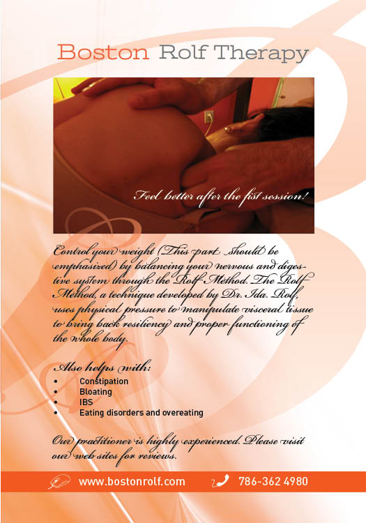 Flyer Design by UCI for Boston Rolf | Design #1838493