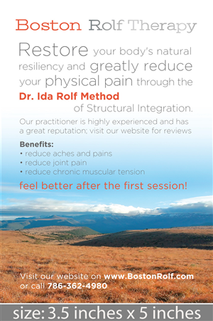 Flyer Design by Elaine Volker for Boston Rolf | Design: #1875585