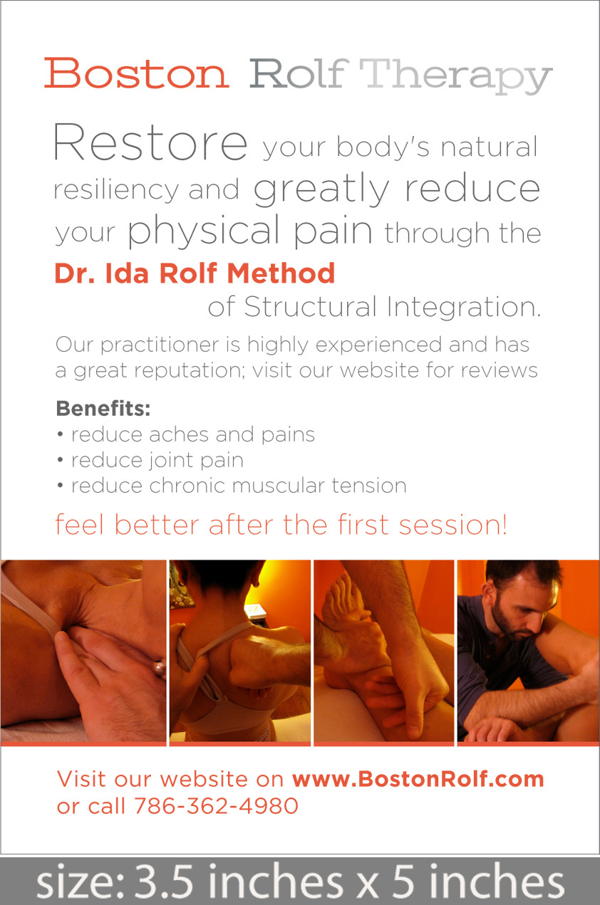 Flyer Design by Elaine Volker for Boston Rolf | Design #1875586