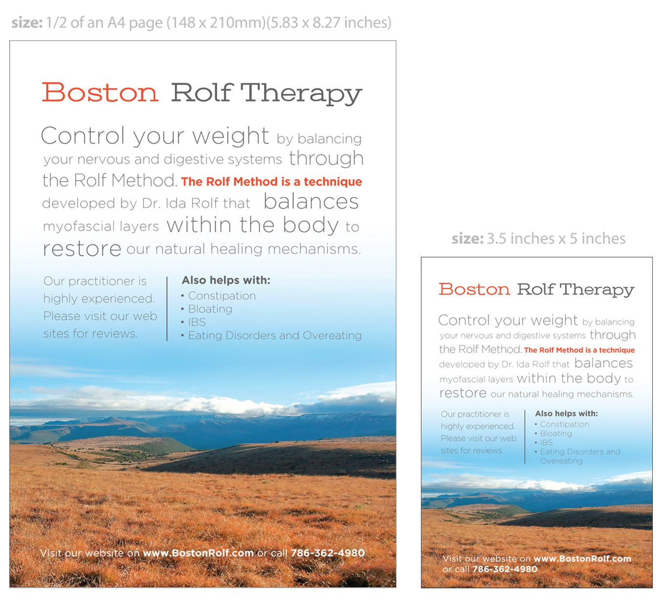 Flyer Design by Elaine Volker for Boston Rolf | Design #1880814