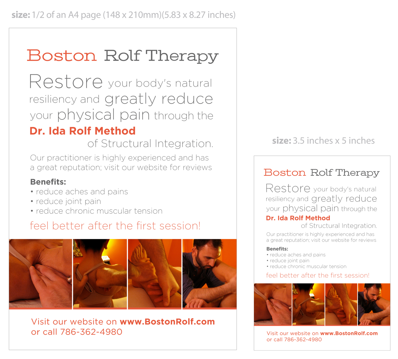 Flyer Design by Elaine Volker for Boston Rolf | Design #1880816