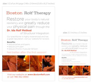 Flyer Design by Elaine Volker for Boston Rolf | Design: #1880816
