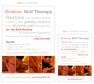 Design de Flyer par Elaine Volker pour Boston Rolf | Design #1885201