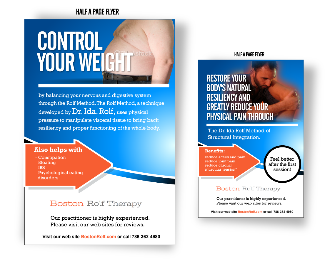 Flyer Design by designgreen for Boston Rolf | Design #1837337