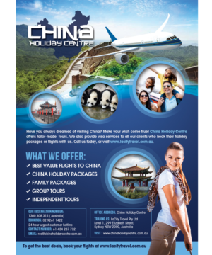 Flyer Design by jeffdefy for LaCity Travel Australia | Design: #7293531