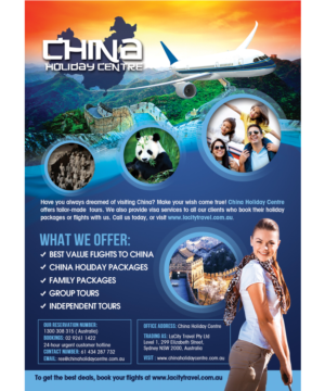 Flyer Design by jeffdefy for LaCity Travel Australia | Design: #7352823