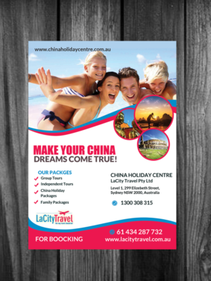 Flyer Design by creative.bugs for LaCity Travel Australia | Design: #7265224