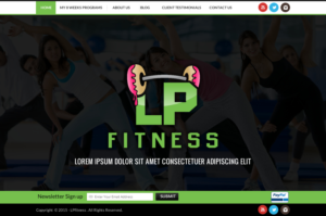 Liz Pressley Fitness  | Diseño Web por Sbss