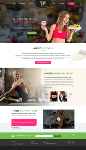 Liz Pressley Fitness  | Diseño Web por SAC-D