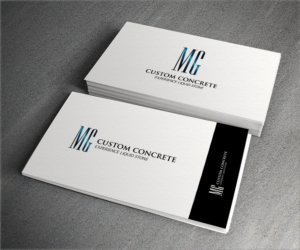 Logo Design by aglaronde23 for MG Custom Concrete | Design #7577798