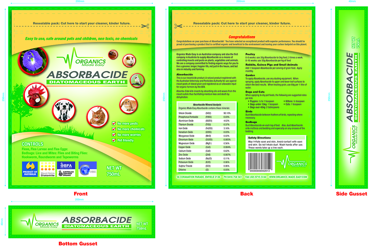 Packaging Design by JMC for Organics Made Easy | Design #1858640