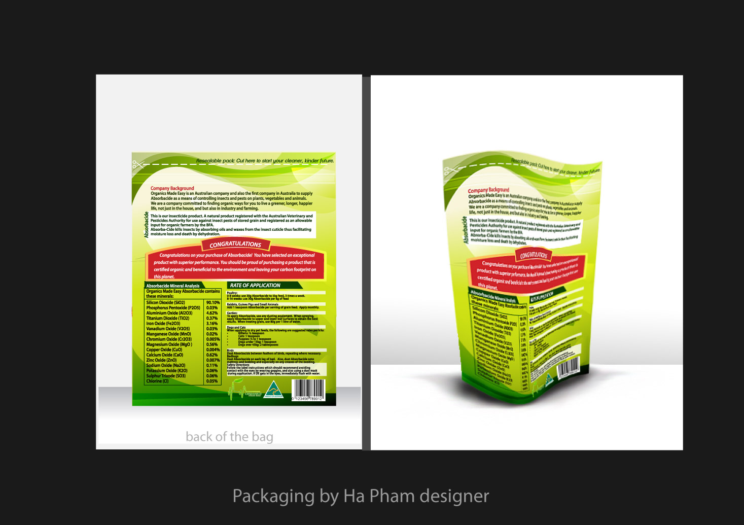 Packaging Design by Hana for Organics Made Easy | Design #1858086