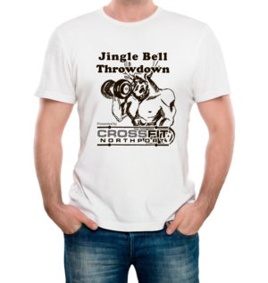 Jingle Bell Throwdown Presented by CrossFit North Port | T-Shirt-Design von broken.bike