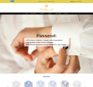 Web Design by James for Tesello GmbH | Design #7300384