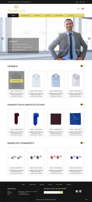 Web Design by pb for Tesello GmbH | Design #7304881