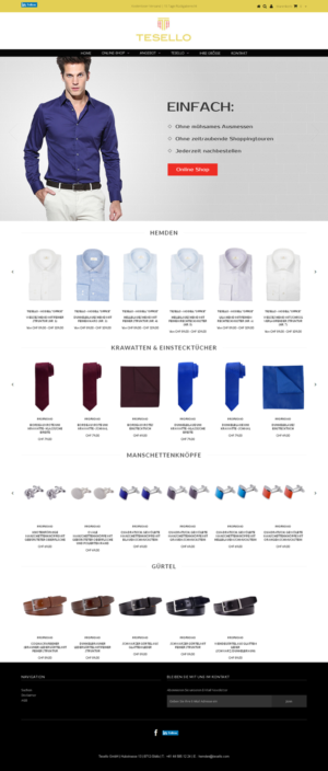 New design for 4 homepage screens (no full design) --> Follow-up business for winner | Web Design by Sbss