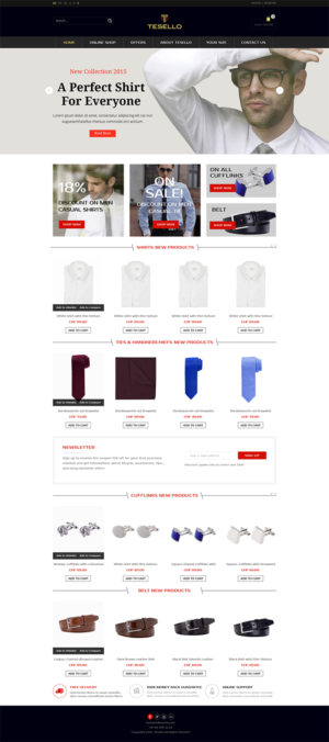 Web Design by Creative Usha for Tesello GmbH | Design #7364990