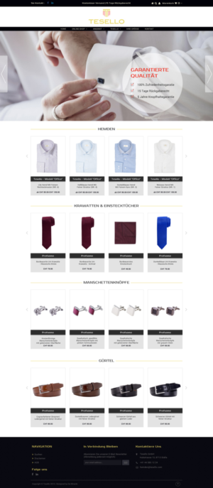 Web Design by Da Miracle for Tesello GmbH | Design: #7313033