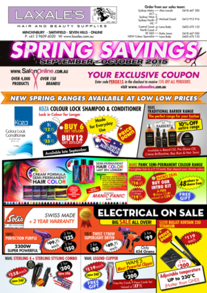 Flyer Design by UrbainFX for Laxales Hair and Beauty Supplies | Design: #7288427