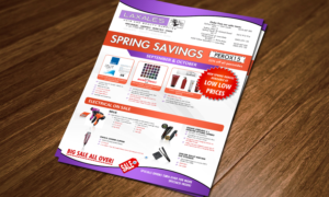 Design de Flyer par aspiremedia pour Laxales Hair and Beauty Supplies | Design #7277892
