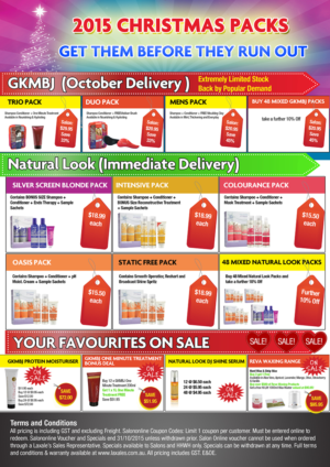 Flyer Design by VEGA-Designs for Laxales Hair and Beauty Supplies | Design: #7276262