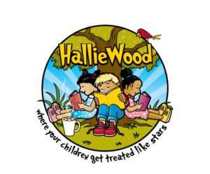 HallieWood, Where your children are treated like stars! | Illustration Design by blue eye