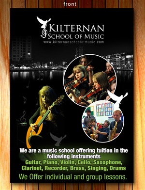 Flyer Design by Sbss for KIlternan School of Music | Design: #1871842